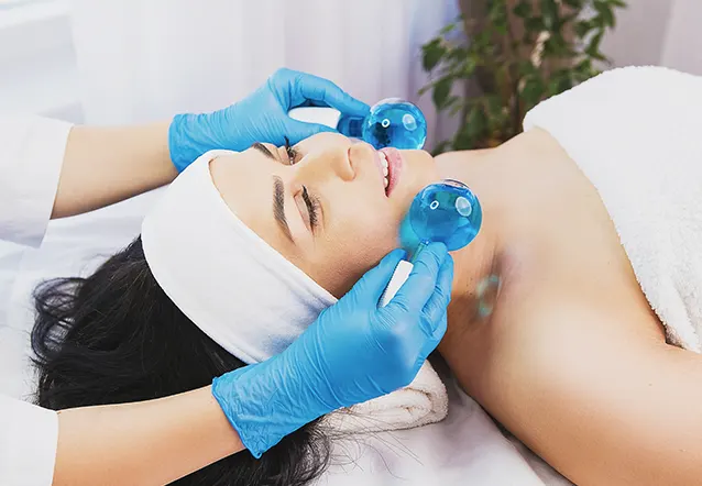 Fire and ice facial in Chelsea